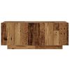 vidaXL Mesita de noche madera contrachapada madera vieja 100x35x40 cm