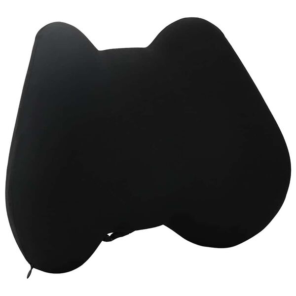 vidaXL Almohada con almohada Ajustable Negro 42 x 32 x 14 cm Poli&eacute;ster