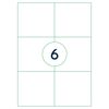 rillprint Etiquetas autoadhesivas 105x99 mm 1000 hojas blanco