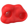vidaXL Agarre de escalada 2 uds. Rojo 100 x 67 x 43 mm PP