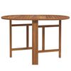 vidaXL Set comedor de jardín plegable 5 piezas madera maciza de acacia
