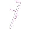 vidaXL Clavijas para tienda 50 uds acero galvanizado 23 cm &Oslash;4 mm