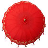 vidaXL Parasol Balin&eacute;s Rojo 215 x 215 x 260 cm Algod&oacute;n