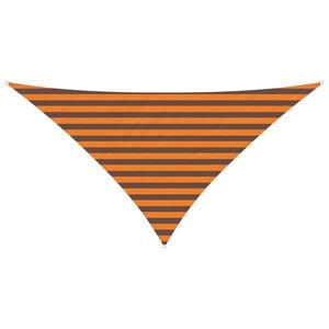 vidaXL Toldo Vela de Sombra Naranja y Marr&oacute;n 2,5 x 2,5 x 3,5 m