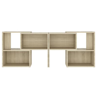 vidaXL Mueble de TV madera contrachapada roble Sonoma 104x30x52 cm