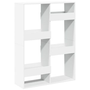 vidaXL Separador de ambientes madera ingenier&iacute;a blanco 100x33x135 cm
