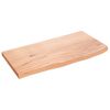 vidaXL Estante de pared madera de roble tratada marr&oacute;n claro 60x30x2cm