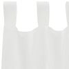 vidaXL Cortinas de gasa con trabillas 2 uds. color blanco 140x175 cm