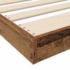 vidaXL Estructura de Cama de Suelo Madera vieja 100 x 200 cm