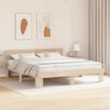 vidaXL Estructura de cama Natural 180 x 200 cm Madera de pino macizo