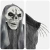 vidaXL Fantasma Colgante de Halloween 3 pcs Negro 66 x 110 cm