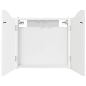 vidaXL Armario para dianas Blanco 56 x 12 x 63 cm Madera de ingenier&iacute;a