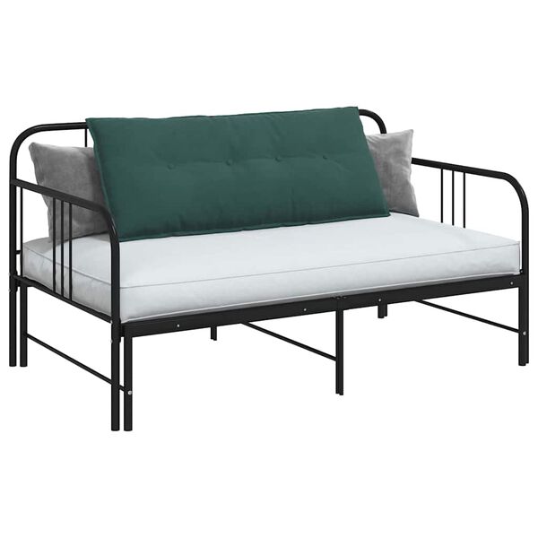 vidaXL Coj&iacute;n de Espalda Verde oscuro 120 x 50 cm Tela de pana