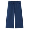 Pantal&oacute;n infantil con perneras anchas azul marino 140