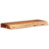 vidaXL Estantes de pared 2 unidades 40x20x3,5 cm madera maciza acacia