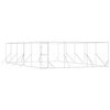 vidaXL Perrera de exterior acero galvanizado plateado 6x10x2 m