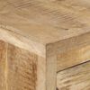 vidaXL Escritorio con pedestal madera maciza de mango 140x50x77 cm