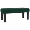 vidaXL Cama box spring con colch&oacute;n terciopelo verde oscuro 90x190 cm