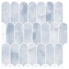 vidaXL Loseta de pluma 20 pcs Azul Claro 30 x 30 cm Poliuretano y PET