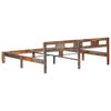 vidaXL Estructura de cama sin colch&oacute;n madera maciza 200x200 cm