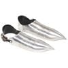 vidaXL R&eacute;plica de escarpes de caballero medieval LARP acero plateado