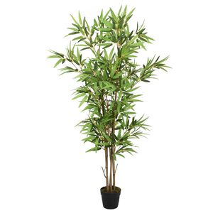 vidaXL &Aacute;rbol de bamb&uacute; artificial con 552 hojas verde 120 cm