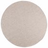vidaXL Alfombras de &aacute;rea Redondo FARO Crema &Oslash; 200 CM Poli&eacute;ster