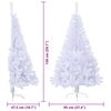 vidaXL &Aacute;rbol de Navidad artificial con 150 LED 150 cm PVC y Acero