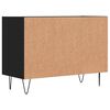 vidaXL Mueble de TV madera de ingenier&iacute;a negro 69,5x30x50 cm