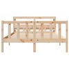vidaXL Estructura de cama sin colch&oacute;n madera maciza de pino 120x190 cm