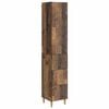 vidaXL Juego de armarios 2 pcs Madera envejecida 33 x 34,5 x 90 cm