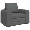 vidaXL Sof&aacute; Cama Plegable Gris oscuro 98 x 71 x 83 cm tela