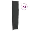 vidaXL Cubiertas sombrillas jard&iacute;n 2 uds tela Oxford 420D 240x57/57 cm