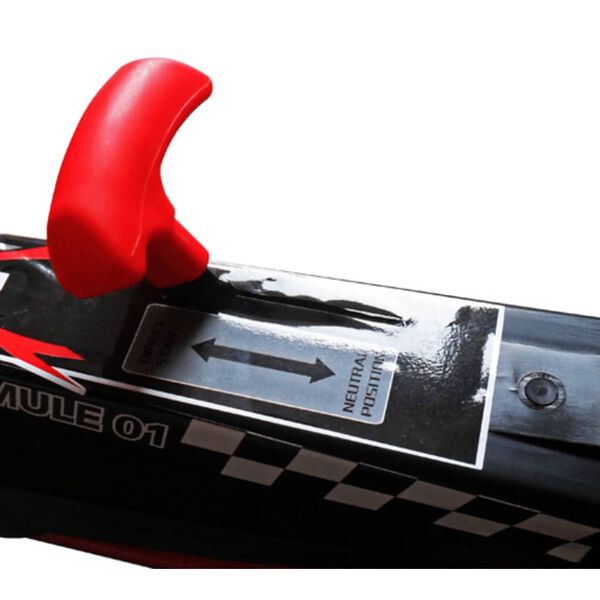 vidaXL Kart para niños con pedales rojo