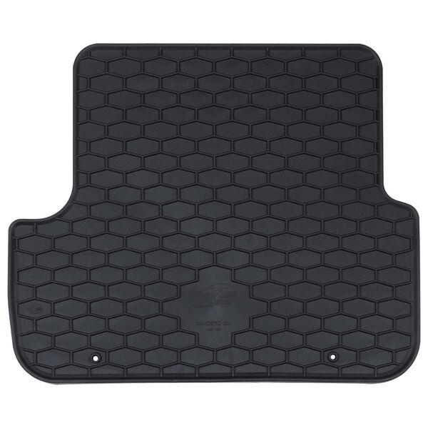 vidaXL Alfombrilla de Coche 4 pcs Negro adecuado para SANDERO 2020-