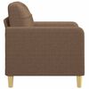 vidaXL Sillón de tela marrón 60 cm