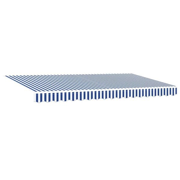 vidaXL Toldo Retr&aacute;ctil Azul 400 x 200 cm tela