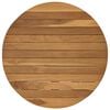 vidaXL Encimera &Oslash; 50 x 3,5 Redondo Madera de teca maciza Natural