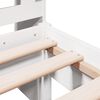vidaXL Cama con estanter&iacute;a sin colch&oacute;n madera maciza de pino 90x190 cm