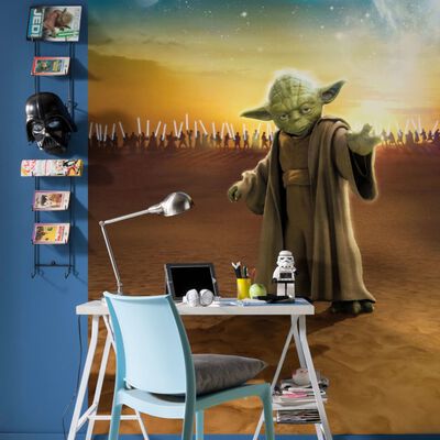 Komar Mural fotográfico Star Wars Master Yoda amarillo 184x254 cm
