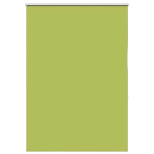 vidaXL Estor Enrollable Opaco hojas verde 90x130 cm Tela Ancho 85,7 cm