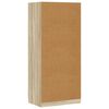 vidaXL Armario de madera de ingenier&iacute;a roble Sonoma 80x52x180 cm