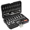 YATO Juego de herramientas 56 piezas metal negro YT-14501