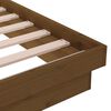 vidaXL Estructura de cama individual sin colch&oacute;n madera marr&oacute;n miel