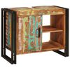 vidaXL Mueble de lavabo con puerta Multicolor Madera s&oacute;lida recuperada