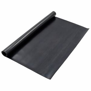 vidaXL Alfombra para el suelo Negro 1,2 x 2 m Goma