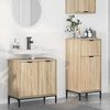 vidaXL Juego de muebles de ba&ntilde;o con caj&oacute;n 2 pcs Roble Sonoma
