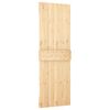 vidaXL Puerta NARVIK madera maciza pino 70x210 cm