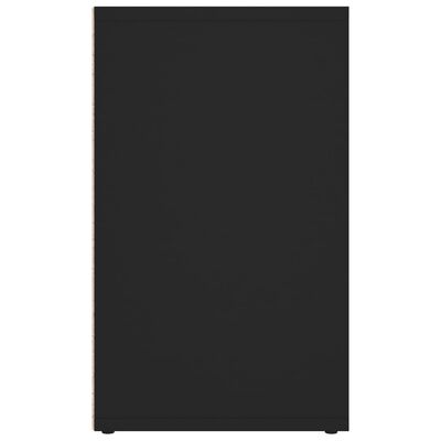 vidaXL Muebles zapateros 2 uds negro 52,5x30x50 cm