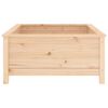 vidaXL Jardinera madera maciza de pino 82,5x82,5x39 cm